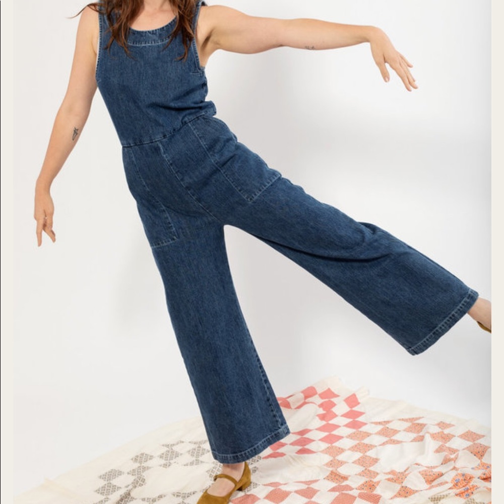 NWOT Carleen Sandbar Jumpsuit - Pacific Blue